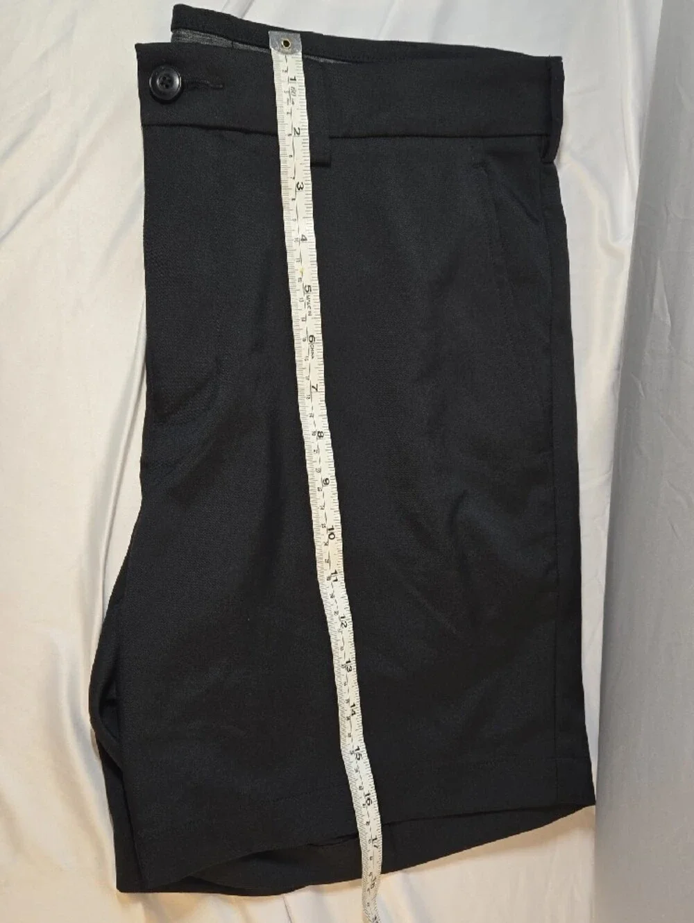 Roundtree & Yorke Men's Black Flat Front Shorts